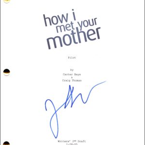 Jason Segel Signed Autograph How I Met Your Mother Full Pilot Script - Marshall