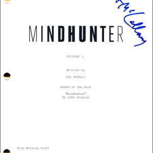 Holt McCallany Signed Autograph Mindhunter Pilot Script Screenplay - Bill Tench