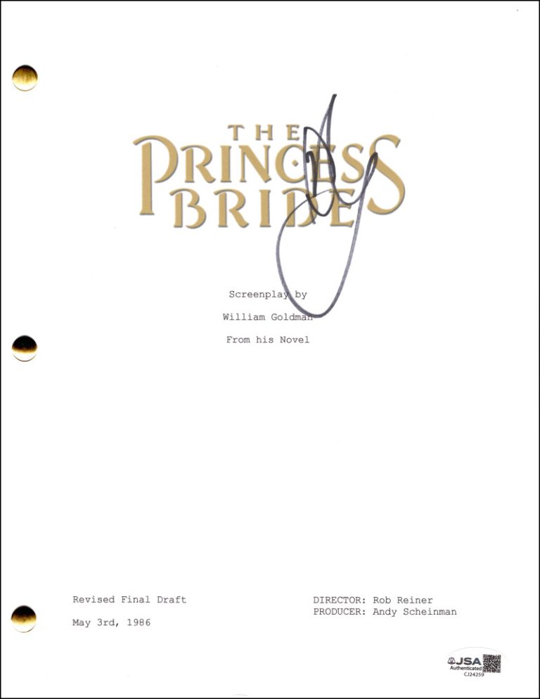 Mandy Patinkin Signed Autograph The Princess Bride Movie Script Screenplay JSA