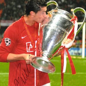 Cristiano Ronaldo Signed Autograph 12x16 Photo - Manchester United Beckett COA