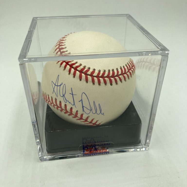 Albert Belle Signed Major League Baseball PSA DNA Graded 10 GEM MINT