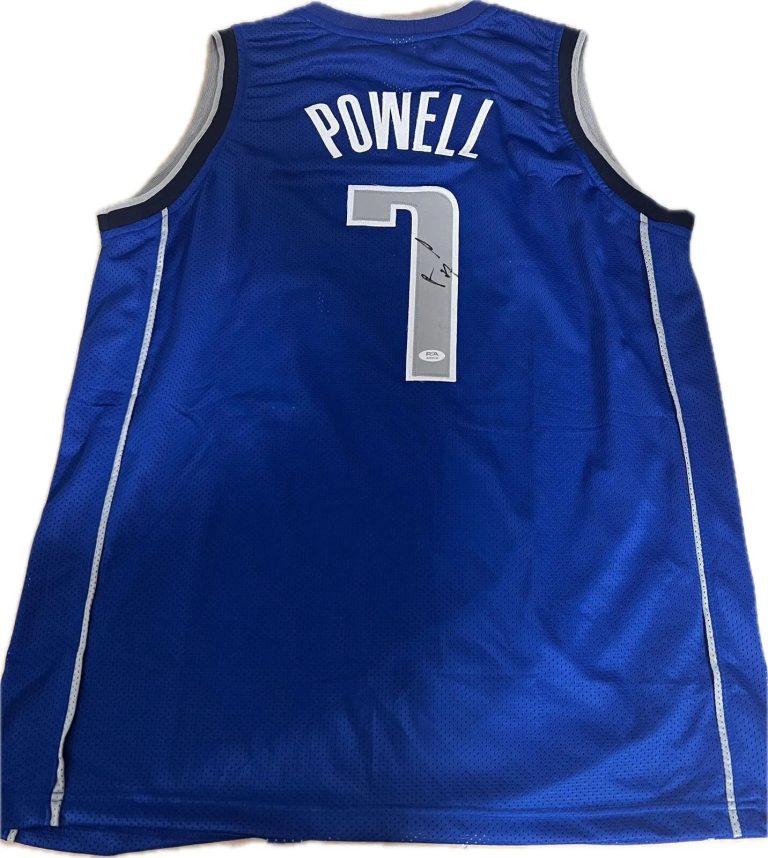 DWIGHT POWELL signed Jersey PSA/DNA Dallas Mavericks Autographed