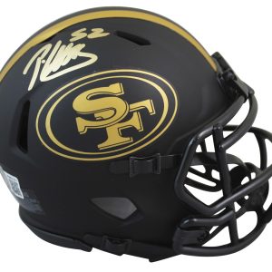 49ers Patrick Willis Authentic Signed Eclipse Speed Mini Helmet BAS Witnessed