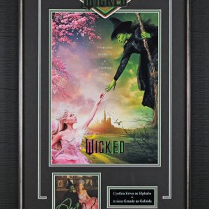 Ariana Grande & Cynthia Erivo Signed & Framed Wicked Cd Cover BAS #BT57744