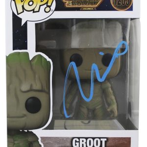 Vin Diesel GOTG Vol. 3 Signed Groot #1203 Funko Pop Vinyl Figure BAS #BS73860