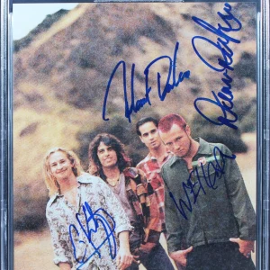 STP (4) Weiland, DeLeo, DeLeo, and Kretz Authentic Signed 8x10 Photo BAS Slabbed