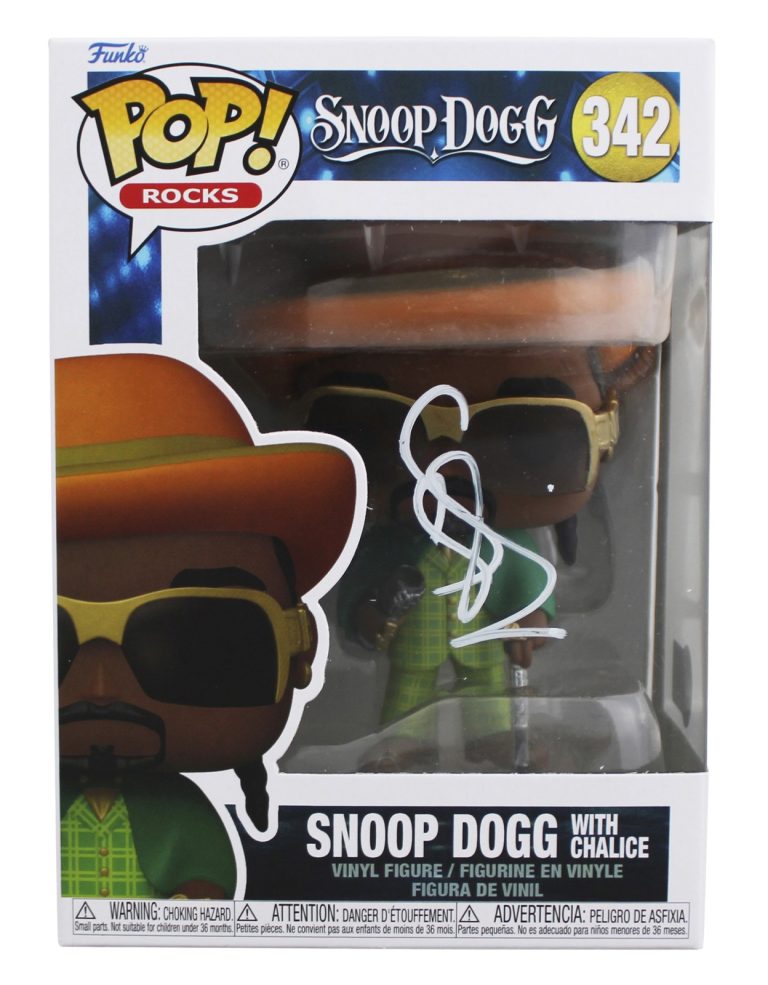 Snoop Dogg Signed Snoop Dogg With Chalice #342 Funko Pop Figure BAS #BQ60829