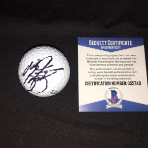 Rickie Fowler Signed Official Masters Golf Ball 2019 Masters Beckett Auth BAS #3