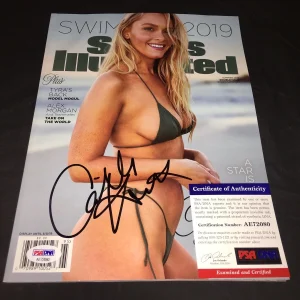 Camille Kostek Signed SI Sports Illustrated Swimsuit Edition Full Mag PSA #10