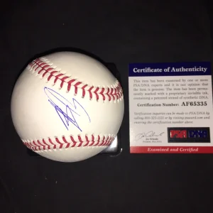 Mario Balotelli Signed Major League Baseball Italian Soccer Player PSA/DNA