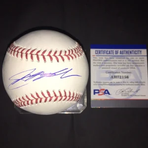 Jeff Gordon Signed Official Major League Baseball NASCAR Superstar PSA/DNA