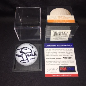 Tony Jacklin Signed Official Hall Of Fame Golf Ball Champ PSA/DNA
