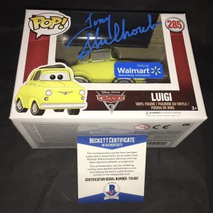 Tony Shalhoub Signed Official Luigi Funko Pop Vinyl Figure Disney Cars Beckett