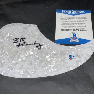 Bruce Hornsby Signed Acoustic Pickguard Mandolin Rain Beckett