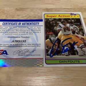 Dan Fouts Signed Trading Card San Diego Chargers PSA/DNA #4