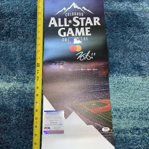 Joey Gallo Signed 2021 MLB All Star Banner New York Yankees Superstar PSA/DNA