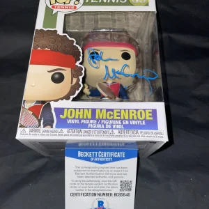 John McEnroe Signed Official Funko Pop Vinyl Figure Tennis Superstar Beckett
