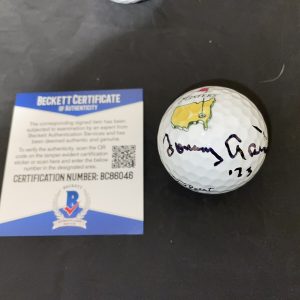 Tommy Aaron Signed Official Masters Golf Ball 1973 Winner Beckett