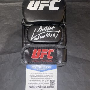 Valentina Shevchenko Signed UFC Boxing Glove Champion Bullet Beckett #3