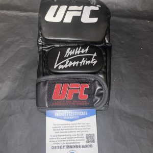 Valentina Shevchenko Signed UFC Boxing Glove Champion Bullet Beckett #4