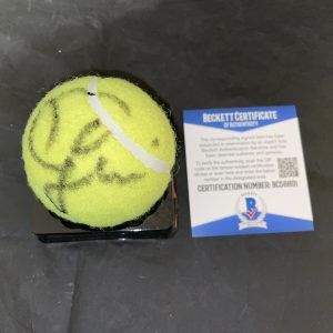 Genie Bouchard Signed Tennis Ball Champion Legend Beckett #3