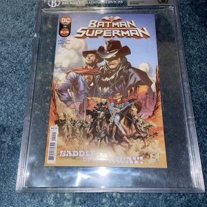 Christian Bale Signed Batman Comic Book Batman Vs Superman 19 Beckett