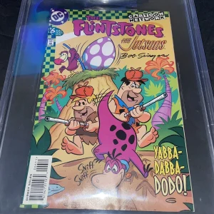 Bob Singer Signed The Flinstones & The Jetsons Comic Book Beckett Encap #3