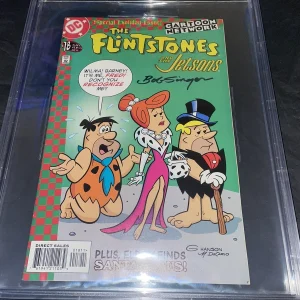 Bob Singer Signed The Flinstones & The Jetsons Comic Book Beckett Encap #7
