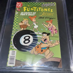 Bob Singer Signed The Flinstones & The Jetsons Comic Book Beckett Encap #9