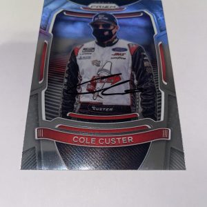 Cole Custer Signed 2021 Panini Prizm Racing Trading Card NASCAR