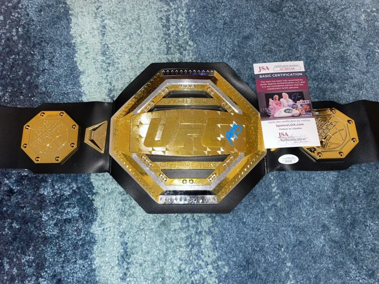 Paddy “The Baddy” Pimblett Signed UFC Replica Toy Belt Future Champ JSA Auth