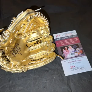 Don Mattingly Signed Official Rawlings Mini Gold Glove NY Yankees JSA Auth