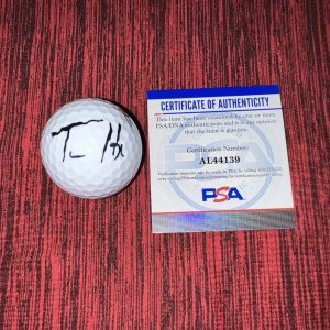 Tom Hoge Signed Titleist Velocity Golf Ball PGA Pro PSA/DNA