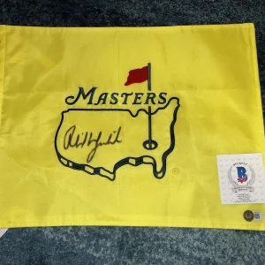 Phil Mickelson Official Undated Masters Flag Augusta 3x Champion Legend Beckett