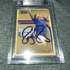 Roger Federer Signed 2006 Ace Authentic Trading Card GOAT Beckett Encap