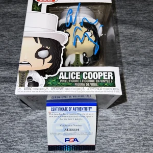 Alice Cooper Signed Official Funko Pop Legendary Rock Star PSA/DNA