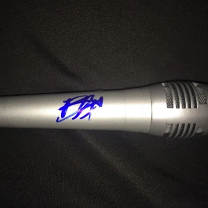 Becky G Rebecca Gomez Signed Microphone "Cant Stop Dancin" "Shower" COA