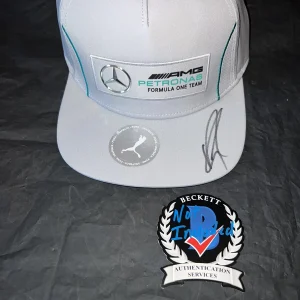 George Russell Signed Official Mercedes AMG Hat F1 Superstar Mercedes Beckett #3
