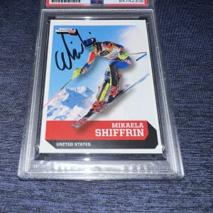 Mikaela Shiffrin Signed 2017 SI For Kids Trading Card Rookie Rare PSA/DNA #3