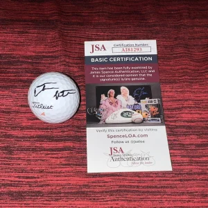 Taylor Montgomery Signed Official Titleist Golf Ball PGA Champion JSA Cert #2
