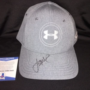 Jordan Spieth Signed Official Under Armour Hat Beckett Auth Masters Champ
