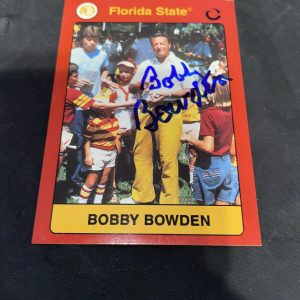 Bobby Bowden Signed 1990-1991 FSU Collegiate Collection #67
