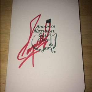 Fuzzy Zoeller Signed/Auto Official Masters Scorecard 1979 Champion COA #2