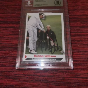 Bubba Watson Signed 2012 SI For Kids Rookie Trading Card LIV Star Beckett #2