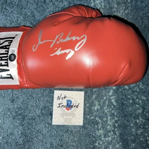 Iran Barkley Signed Everlast Boxing Glove Champ Hall Of Fame Beckett