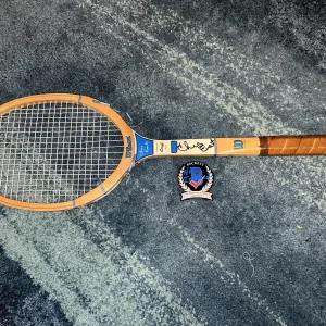 Chris Evert Signed Wilson Model Tennis Racket GOAT Beckett Auth #2