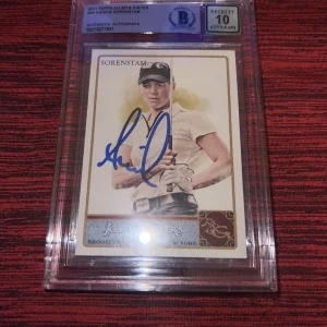Annika Sörenstam Signed 2011 Allen & Ginter Trading Card Beckett 10 Auto