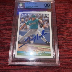Trevor Hoffman Signed 1993 Upper Deck Trading Card Rookie Fla Marlins Beckett