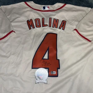 Yadier Molina Signed St Louis Cardinals Jersey All Star Superstar Beckett Auth