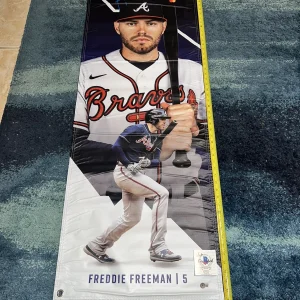 Freddie Freeman Signed 2021 MLB All Star Banner 60 X 20 Inches Vinyl Beckett